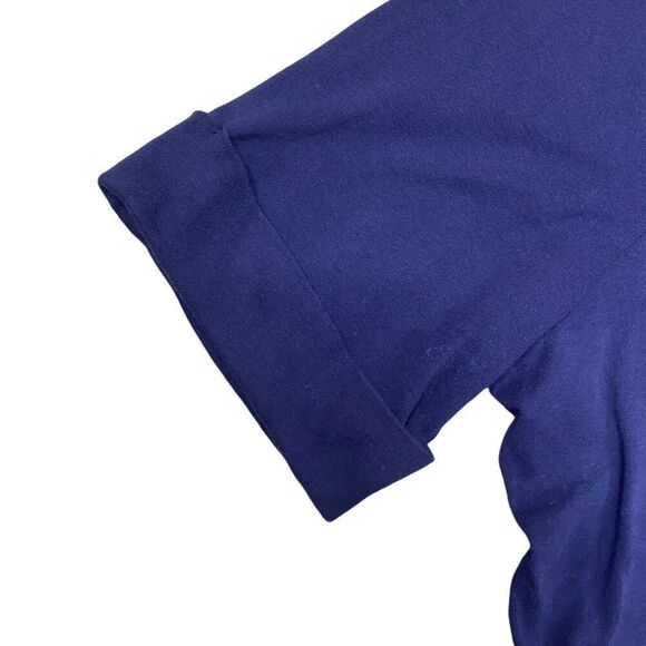 Lauren Ralph Lauren Navy Blue Tee Plus Size 3XL - Picture 5 of 6